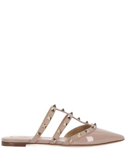 Sabot Rockstud in vernice rosa cipria Valentino Garavani | 4W2S0H15VNWP45